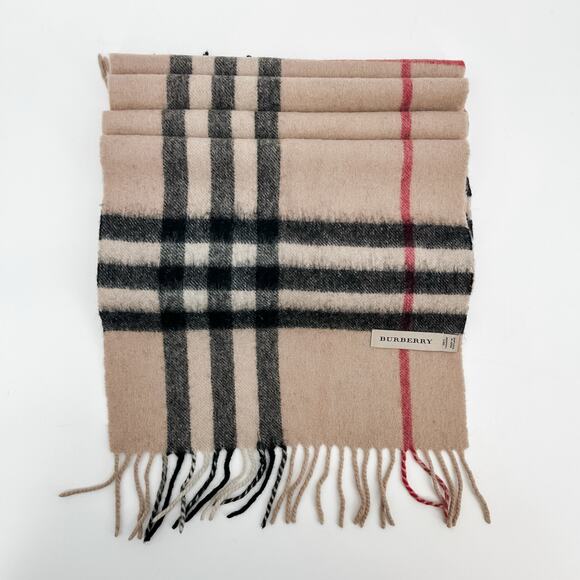 Burberry Scarf Cashmere Authentic Plaid Giant Nova Check Winter Long Oversized - Picture 8 of 8